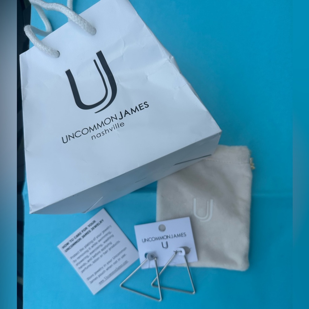 NWT - Uncommon James “Chemistry” Triangle Hoops